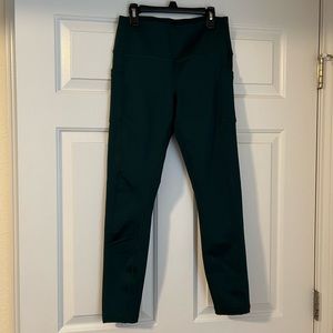 90 Degree Green Fleece-Lined Yoga/Workout Pants - size M
